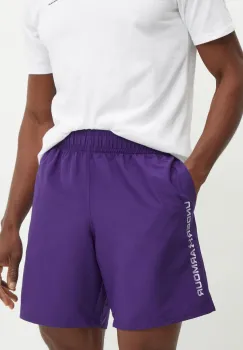 Under Armour pantaloni scurti de antrenament Tech culoarea violet, 1383356 imagine