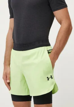 Under Armour pantaloni scurti de antrenament Vanish Elite culoarea verde, 1378604 imagine
