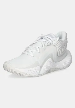 Under Armour pantofi de basketball Spawn 6 Mid culoarea alb, 3027647 imagine
