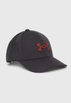 Under Armour sapca Blitzing culoarea gri, cu imprimeu, 1376701 imagine