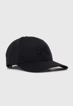 Under Armour sapca Blitzing culoarea gri, cu imprimeu, 1376701 imagine