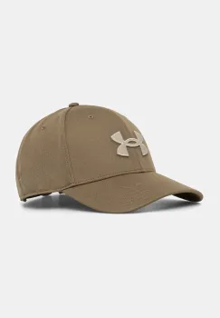 Under Armour sapca Blitzing culoarea gri, cu imprimeu, 1376701 imagine