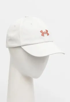 Under Armour sapca culoarea bej, cu imprimeu, 1376705 imagine
