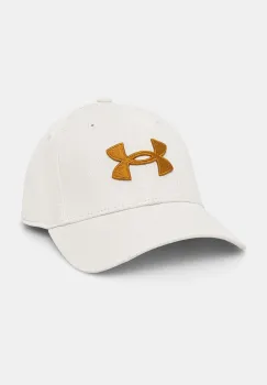 Under Armour sapca culoarea bej, cu imprimeu imagine
