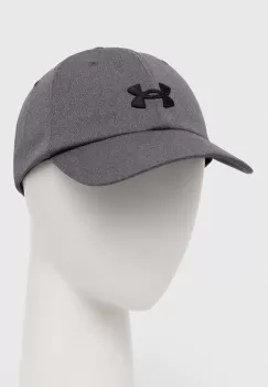 Under Armour sapca culoarea gri, cu imprimeu imagine