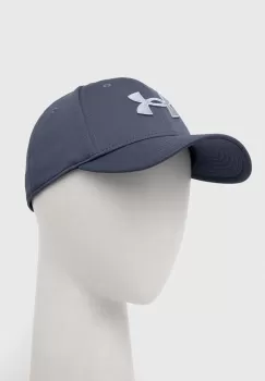 Under Armour sapca culoarea gri, cu imprimeu imagine