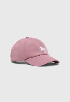 Under Armour sapca culoarea roz, cu imprimeu imagine