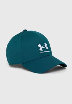 Under Armour sapca culoarea turcoaz, cu imprimeu imagine