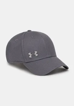 Under Armour sapca Sportstyle Metal culoarea gri, neted, 1389695 imagine