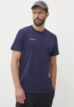 Under Armour tricou barbati, culoarea albastru marin, cu imprimeu imagine