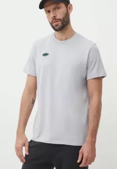Under Armour tricou barbati, culoarea gri, neted imagine