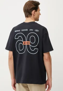 Under Armour tricou barbati, culoarea negru, cu imprimeu, 1390189 imagine
