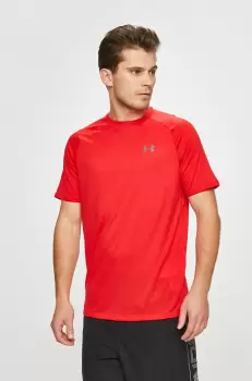 Under Armour Tricou barbati, culoarea rosu, melanj imagine