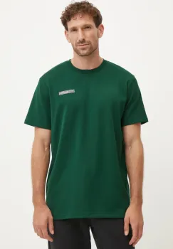 Under Armour tricou barbati, culoarea verde, cu imprimeu imagine