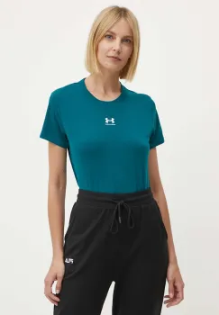 Under Armour tricou Campus Core culoarea verde, 1383648 imagine