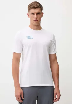 Under Armour tricou culoarea alb, cu imprimeu, 6004173 imagine