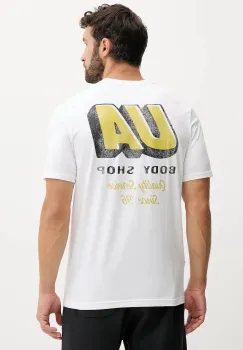 Under Armour tricou culoarea alb, cu imprimeu, 6004178 imagine