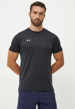 Under Armour tricou de alergare Launch culoarea negru, neted, 1382582 imagine