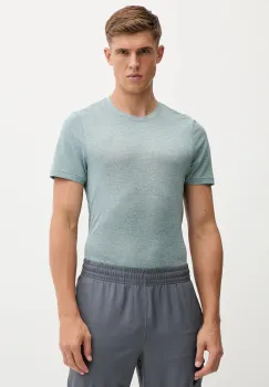 Under Armour tricou de alergare Seamless Stride culoarea verde, cu imprimeu, 1375692 imagine