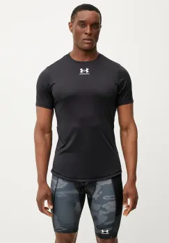 Under Armour tricou de antrenament Challenger Pro culoarea negru, uni, 1379452 imagine