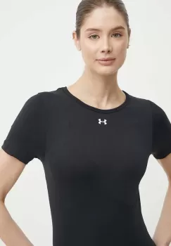 Under Armour tricou de antrenament culoarea negru imagine