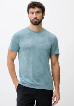 Under Armour tricou de antrenament culoarea verde, cu imprimeu, 6006098 imagine