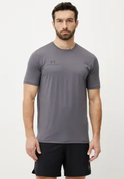 Under Armour tricou de antrenament Rush Energy culoarea gri, uni, 1383973 imagine