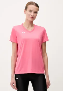Under Armour tricou de antrenament Tech culoarea roz imagine