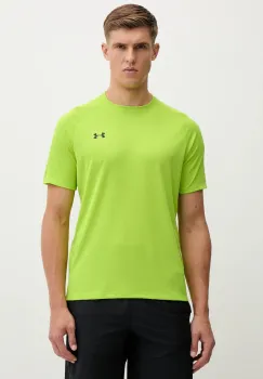 Under Armour tricou de antrenament Tech Textured culoarea verde, melanj, 1382796 imagine