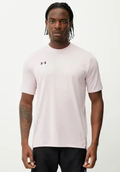 Under Armour tricou de antrenament UA Tech Geotessa culoarea roz, cu imprimeu, 1382182 imagine