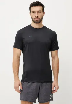Under Armour tricou de antrenament Vanish Elite culoarea negru, melanj, 1383669 imagine