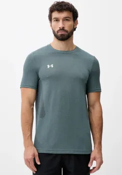 Under Armour tricou de antrenament Vanish Seamless culoarea gri, uni, 1382801 imagine