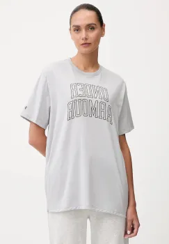 Under Armour tricou Rival culoarea gri, 6007883 imagine