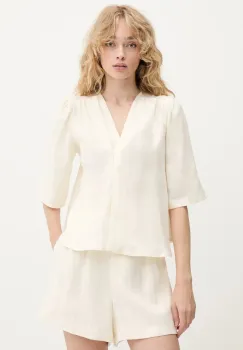 Undress Code camasa culoarea bej, regular, 948 imagine