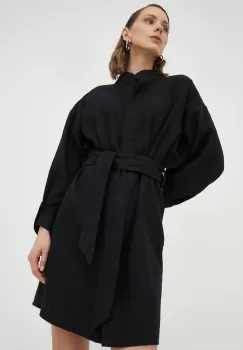 Undress Code rochie culoarea negru, mini, drept imagine