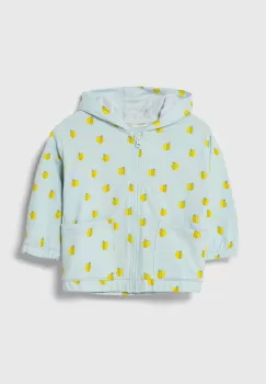 United Colors of Benetton bluza bebe cu gluga, modelator imagine