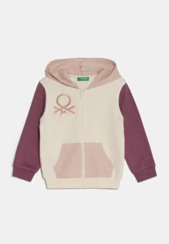 United Colors of Benetton bluza copii cu gluga, modelator, 39M2G503G imagine
