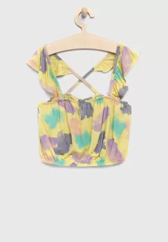 United Colors of Benetton bluza copii culoarea verde imagine