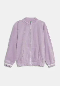 United Colors of Benetton bluza copii culoarea violet, neted, 3UK0G5036 imagine