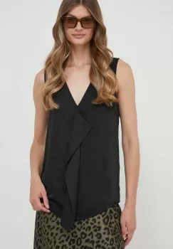 United Colors of Benetton bluza culoarea negru, neted imagine