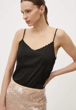 United Colors of Benetton bluza culoarea negru, neted imagine