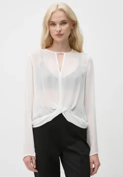 United Colors of Benetton bluza femei, culoarea bej, neted, 5TDEDQ09H imagine