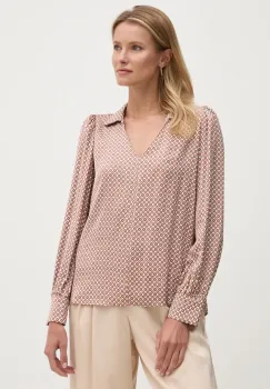 United Colors of Benetton bluza femei, culoarea maro, modelator, 5JLLDQ0AA imagine