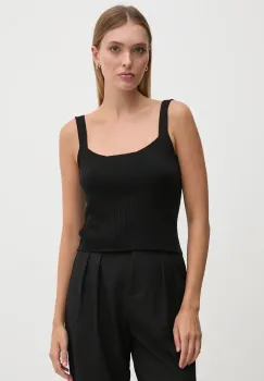 United Colors of Benetton bluza femei, culoarea negru, neted, 1090DH019 imagine