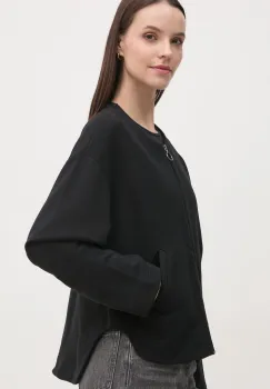 United Colors of Benetton bluza femei, culoarea negru, neted, 36G1D500M imagine