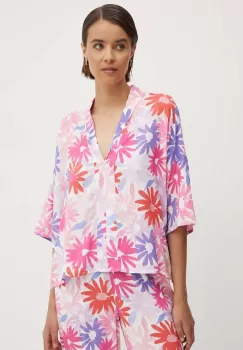 United Colors of Benetton bluza femei, culoarea roz, modelator, 54EDDQ09E imagine