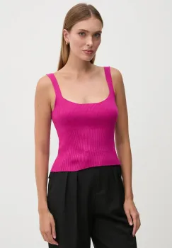 United Colors of Benetton bluza femei, culoarea roz, neted, 1090DH019 imagine