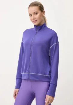 United Colors of Benetton bluza femei, culoarea violet, neted, 3JLC3M06H imagine