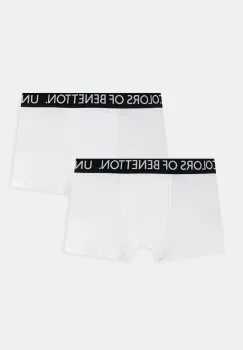 United Colors of Benetton boxeri copii 2-pack culoarea alb, 3OP80X230 imagine