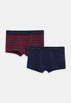 United Colors of Benetton boxeri copii 2-pack culoarea bleumarin, 3VPS0X01J imagine